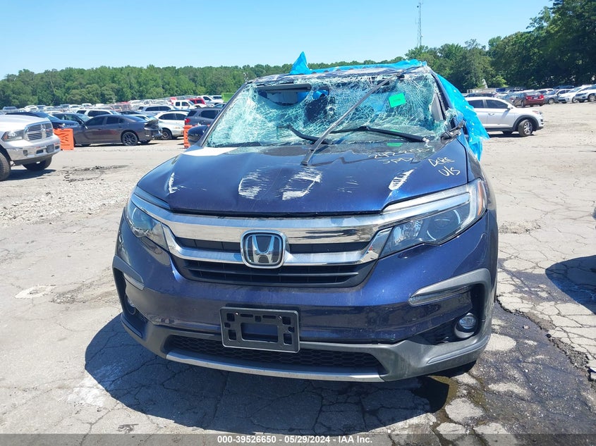 VIN 5FNYF6H52MB010315 2021 HONDA PILOT EXL