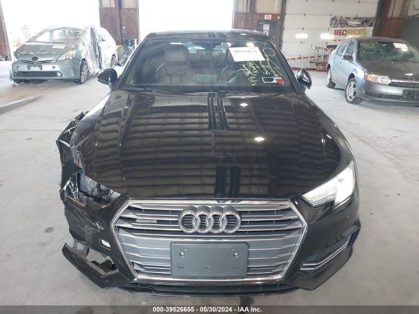 2018 Audi A4 2.0T Premium/2.0T Tech Premium VIN: WAUNNAF49JA012194 Lot: 39526655