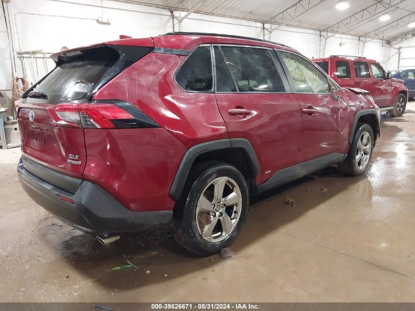 2021 Toyota Rav4 Xle Premium/Xse VIN: JTMB6RFV1MD511875 Lot: 39526671