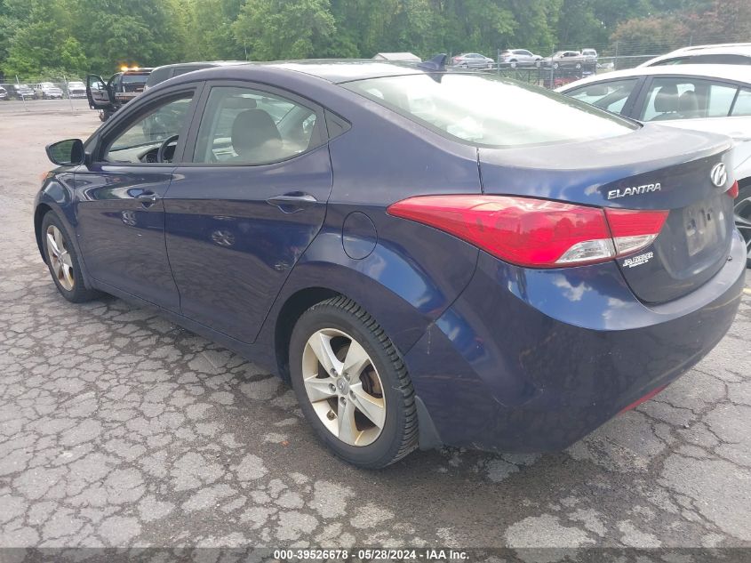 2012 Hyundai Elantra Gls VIN: 5NPDH4AE3CH150994 Lot: 39526678