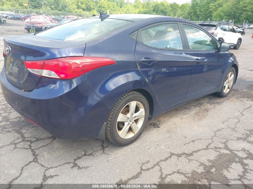 2012 Hyundai Elantra Gls VIN: 5NPDH4AE3CH150994 Lot: 39526678