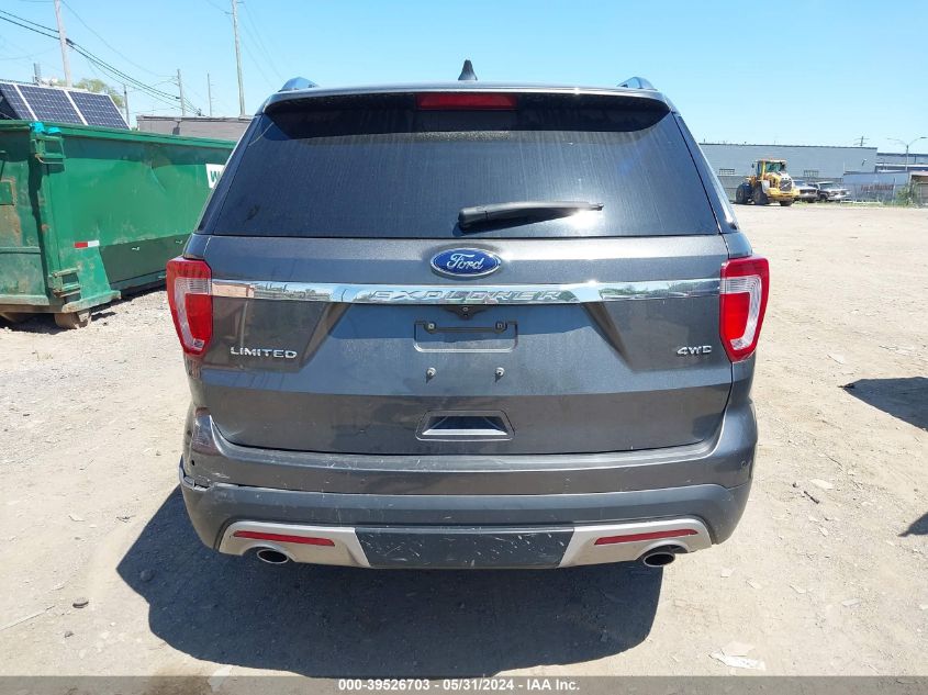 2016 Ford Explorer Limited VIN: 1FM5K8F84GGB57989 Lot: 39526703