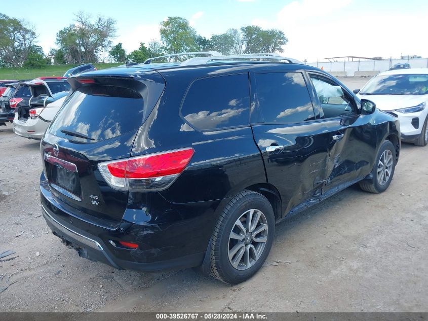 VIN 5N1AR2MM5DC668945 2013 Nissan Pathfinder, SV no.4