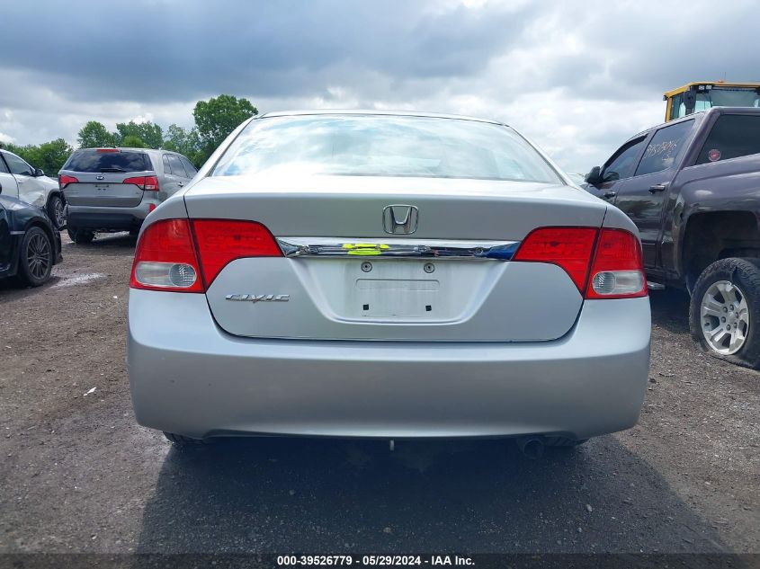 2009 Honda Civic Lx VIN: 1HGFA16519L026183 Lot: 39526779