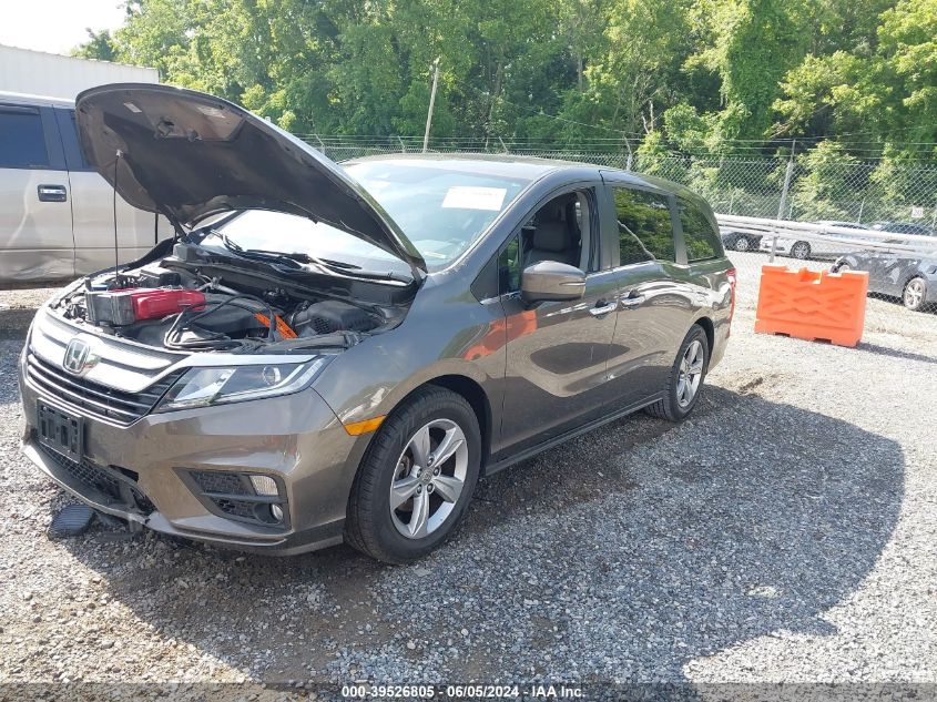 2018 Honda Odyssey Ex-L VIN: 5FNRL6H70JB106003 Lot: 39526805