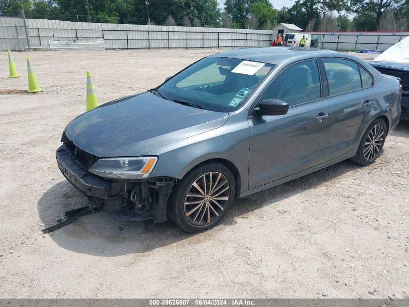 2016 Volkswagen Jetta 1.8T Sport VIN: 3VWD17AJ4GM347141 Lot: 39526807