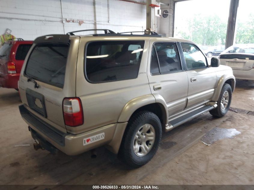 2001 Toyota 4Runner Limited V6 VIN: JT3HN87R710337374 Lot: 39526833