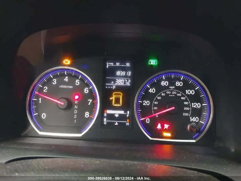 2009 Honda Cr-V Ex-L VIN: JHLRE48719C015350 Lot: 39526838