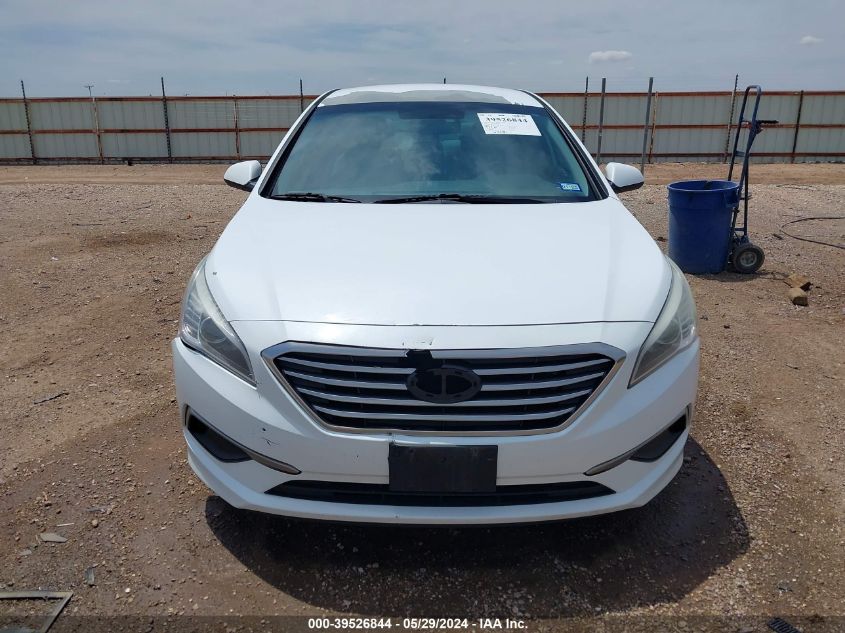 2016 Hyundai Sonata Se VIN: 5NPE24AF4GH322891 Lot: 39526844