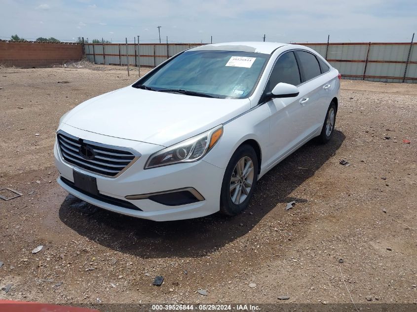 2016 Hyundai Sonata Se VIN: 5NPE24AF4GH322891 Lot: 39526844