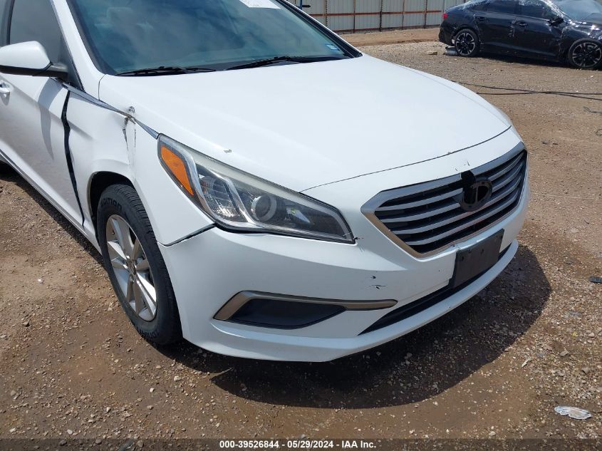 2016 Hyundai Sonata Se VIN: 5NPE24AF4GH322891 Lot: 39526844