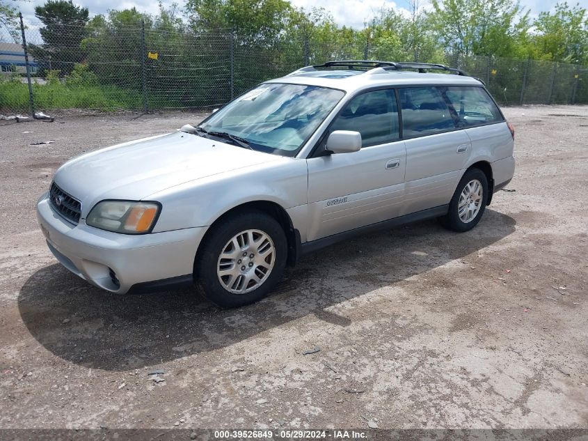 2004 Subaru Outback Limited VIN: 4S3BH686047618221 Lot: 39526849