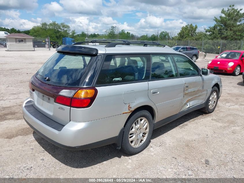 2004 Subaru Outback Limited VIN: 4S3BH686047618221 Lot: 39526849