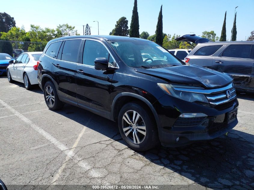 2016 Honda Pilot Ex VIN: 5FNYF5H32GB007105 Lot: 39526872