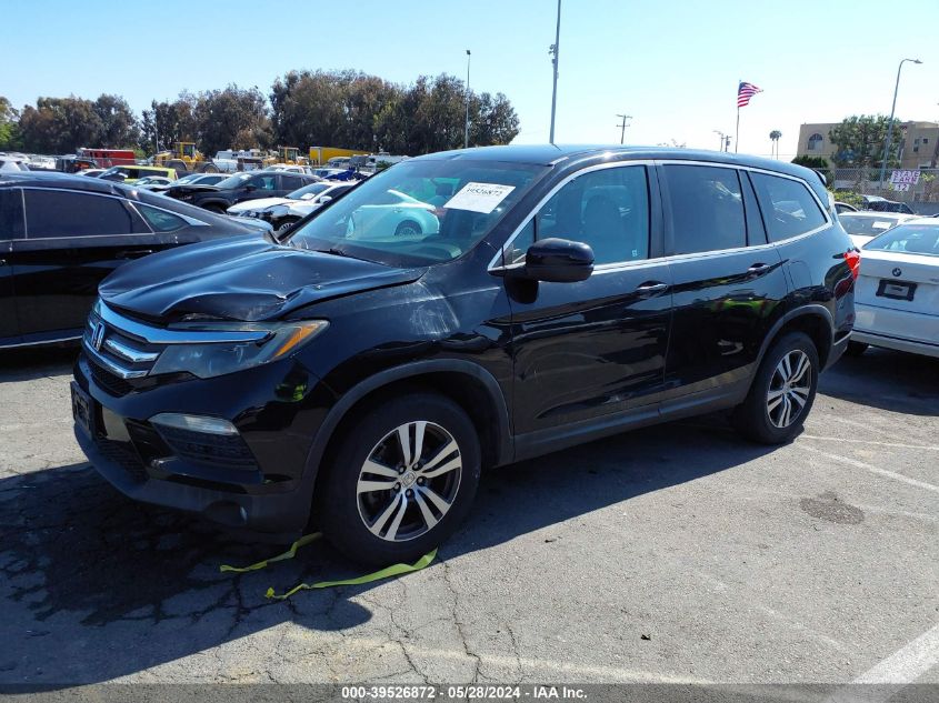 2016 Honda Pilot Ex VIN: 5FNYF5H32GB007105 Lot: 39526872