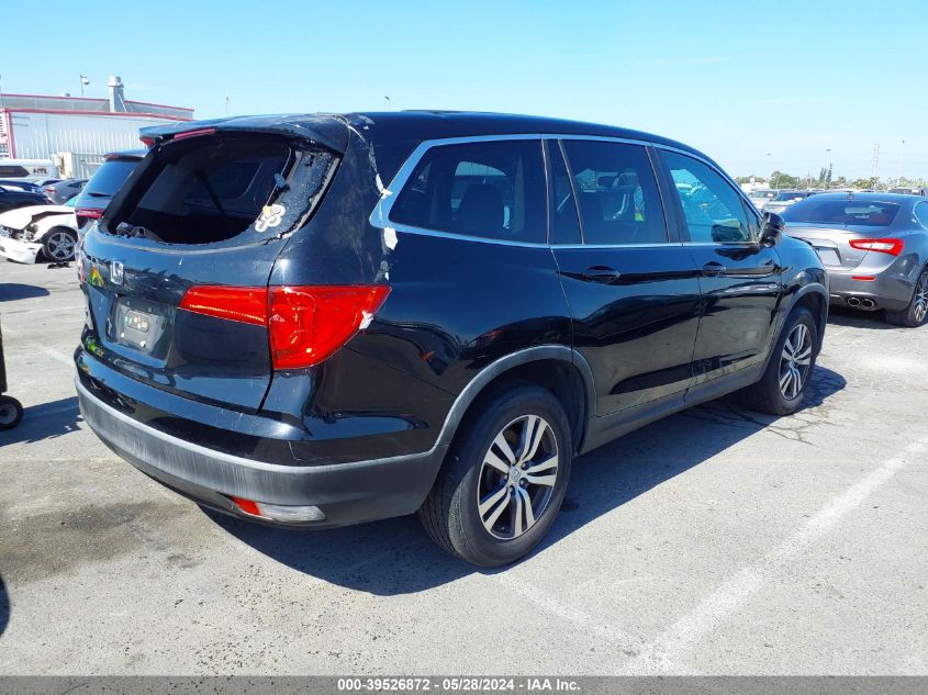 2016 Honda Pilot Ex VIN: 5FNYF5H32GB007105 Lot: 39526872