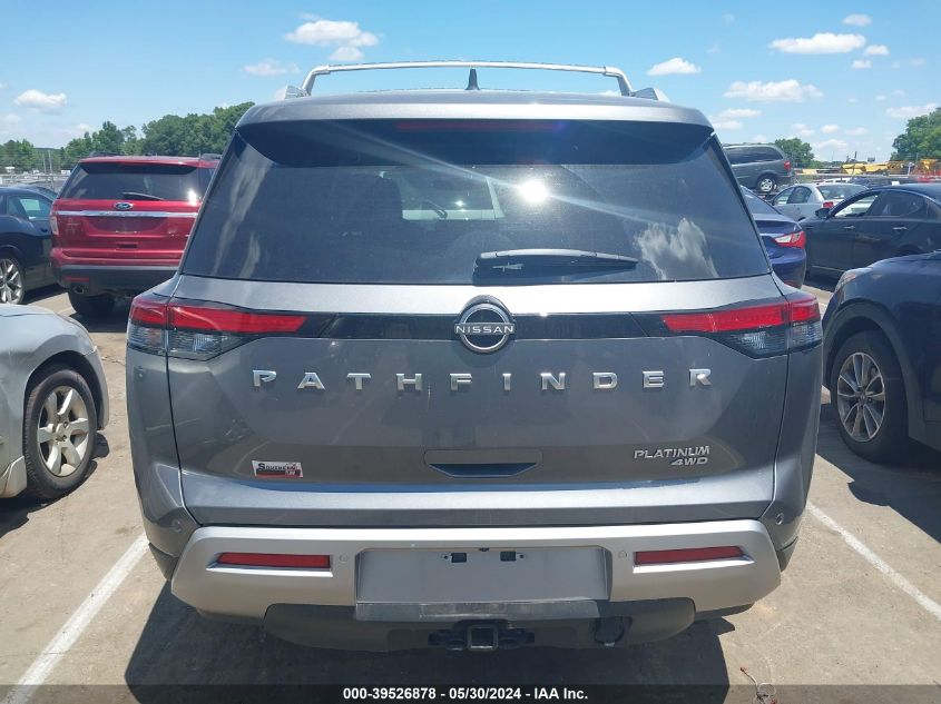 2024 Nissan Pathfinder Platinum 4Wd VIN: 5N1DR3DJ1RC242427 Lot: 39526878