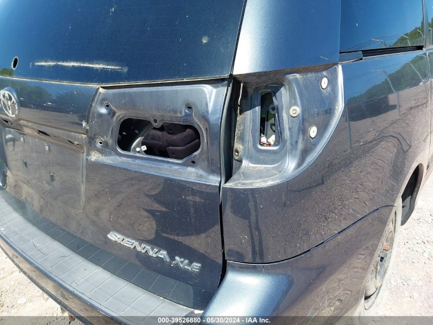 2009 Toyota Sienna Xle VIN: 5TDZK22C99S261996 Lot: 39526880