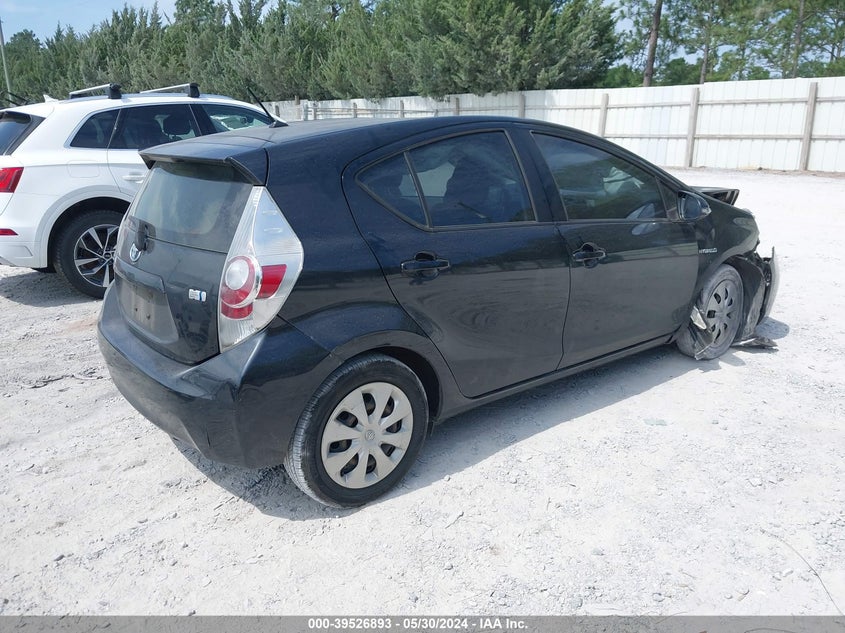 2014 Toyota Prius C Two VIN: JTDKDTB34E1571191 Lot: 39526893