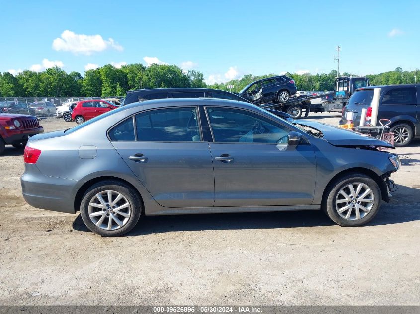 2012 Volkswagen Jetta 2.5L Se VIN: 3VWDP7AJ1CM372314 Lot: 39526895