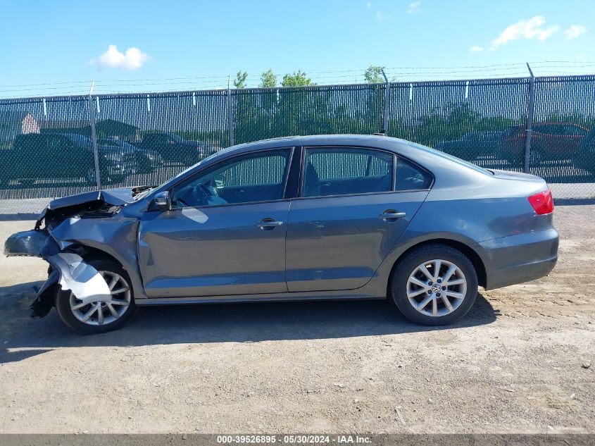 2012 Volkswagen Jetta 2.5L Se VIN: 3VWDP7AJ1CM372314 Lot: 39526895