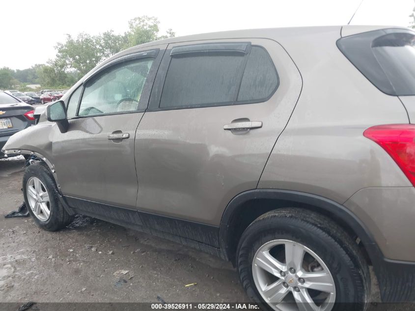 2021 Chevrolet Trax Awd Ls VIN: KL7CJNSB4MB317714 Lot: 39526911