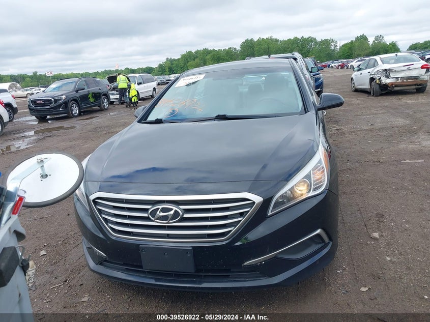 2016 Hyundai Sonata Se VIN: 5NPE24AF8GH368482 Lot: 39526922