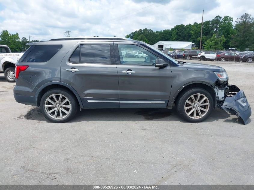 2017 Ford Explorer Limited VIN: 1FM5K8F8XHGC38139 Lot: 39526926