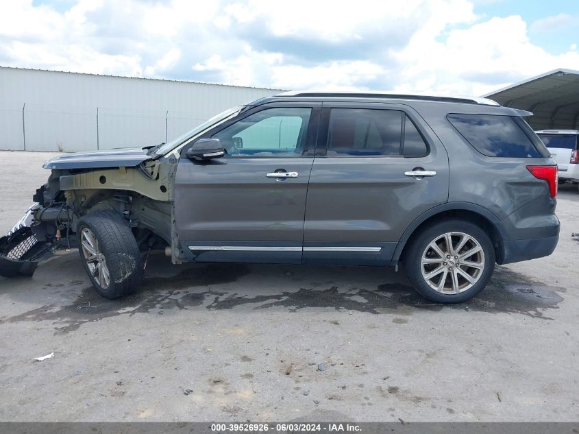 2017 Ford Explorer Limited VIN: 1FM5K8F8XHGC38139 Lot: 39526926