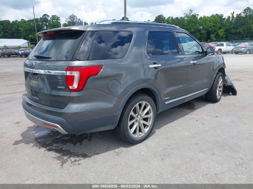 2017 Ford Explorer Limited VIN: 1FM5K8F8XHGC38139 Lot: 39526926