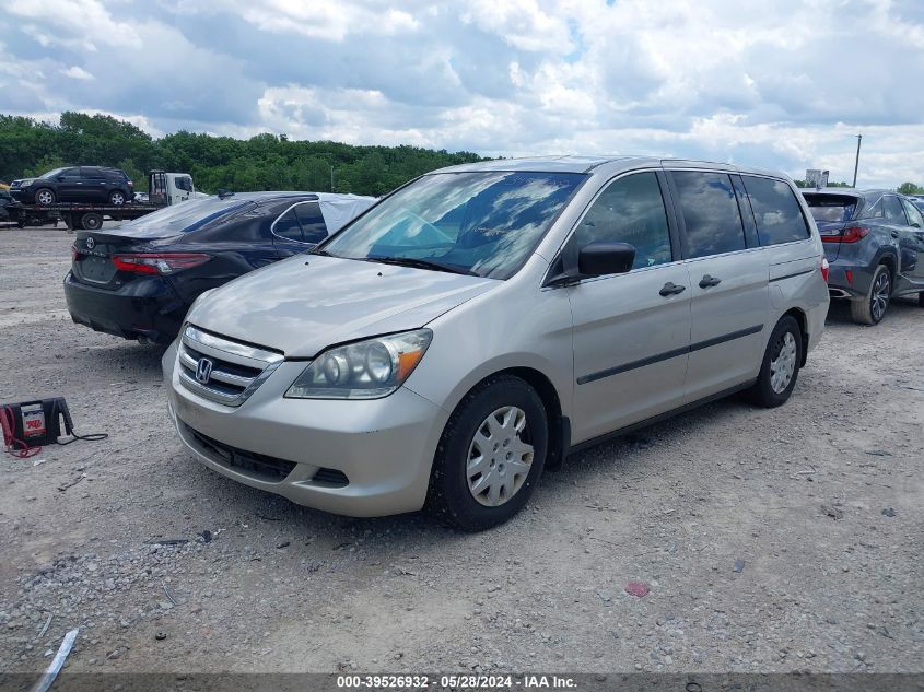 2007 Honda Odyssey Lx VIN: 5FNRL38217B027158 Lot: 39526932