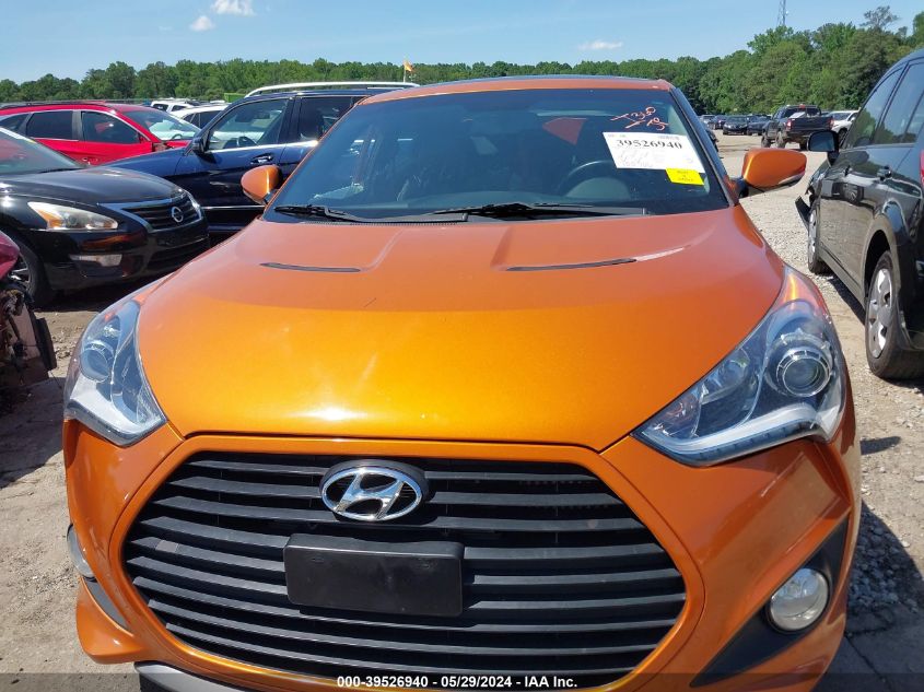 2015 Hyundai Veloster Turbo VIN: KMHTC6AE8FU225314 Lot: 39526940