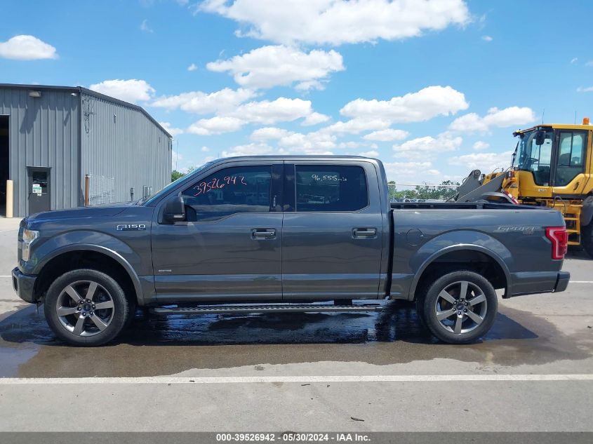 2016 Ford F-150 Xlt VIN: 1FTEW1EP2GFD39950 Lot: 39526942