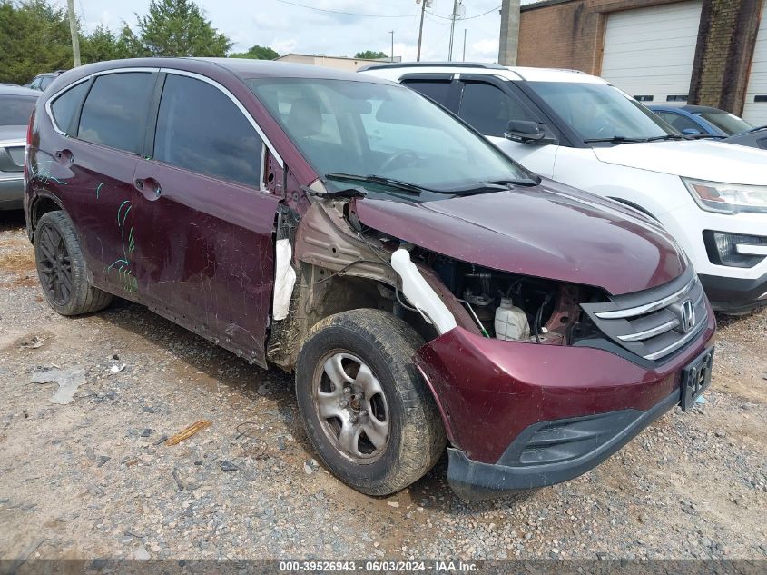 2014 Honda Cr-V Lx VIN: 5J6RM3H37EL040376 Lot: 39526943