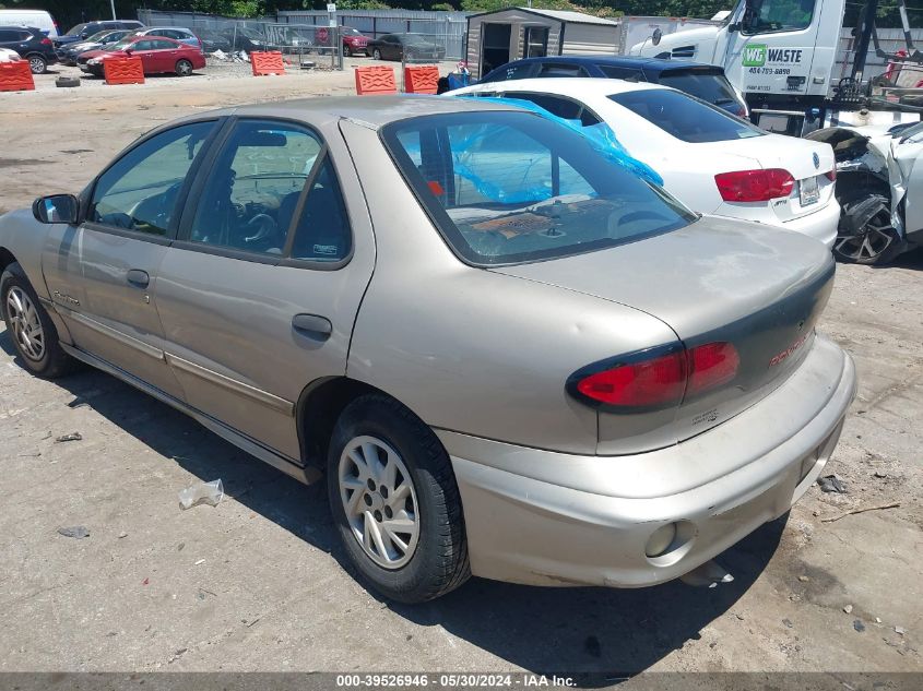 2000 Pontiac Sunfire Se VIN: 1G2JB524XY7314435 Lot: 39526946