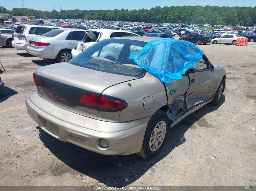 2000 Pontiac Sunfire Se VIN: 1G2JB524XY7314435 Lot: 39526946