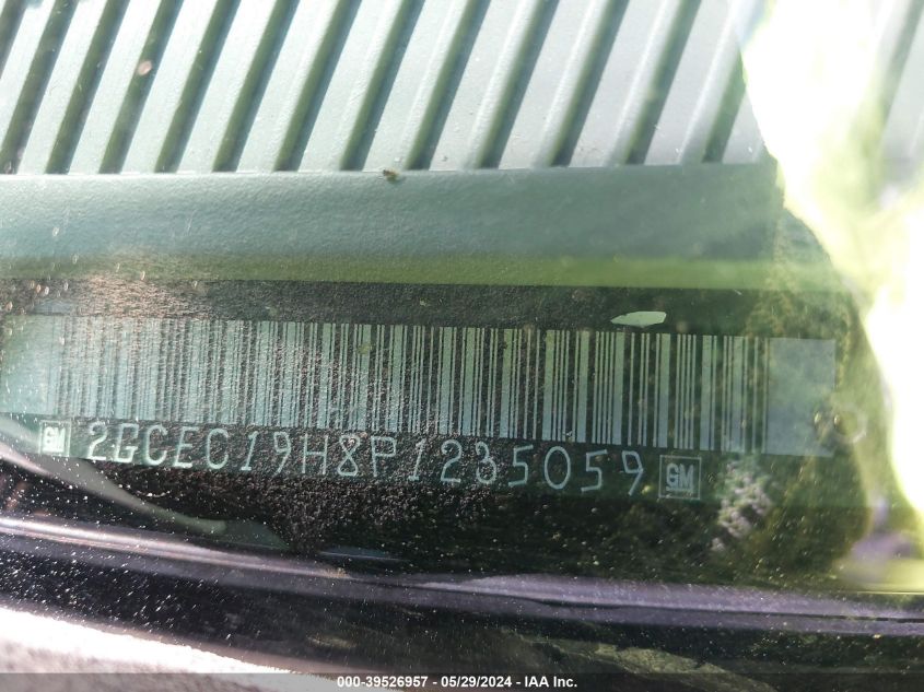 1993 Chevrolet Gmt-400 C1500 VIN: 2GCEC19H8P1235059 Lot: 39526957