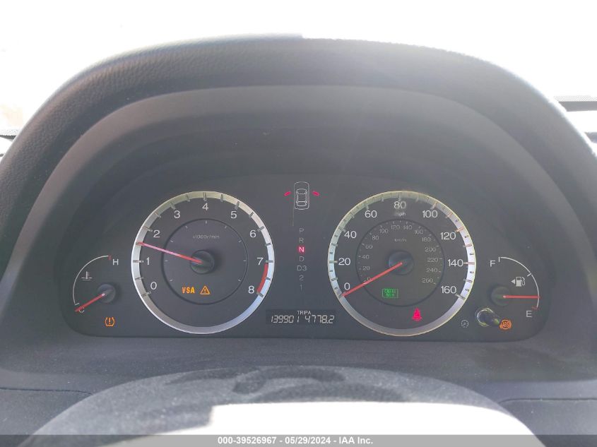 2009 Honda Accord 2.4 Ex-L VIN: 1HGCP26839A096376 Lot: 39526967