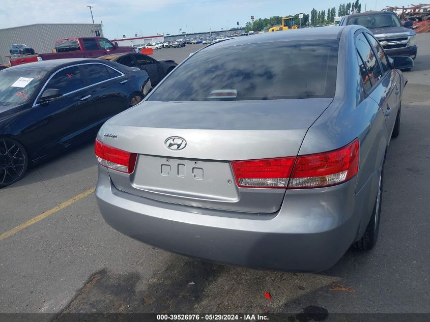 2007 Hyundai Sonata Gls VIN: 5NPET46CX7H200080 Lot: 39526976