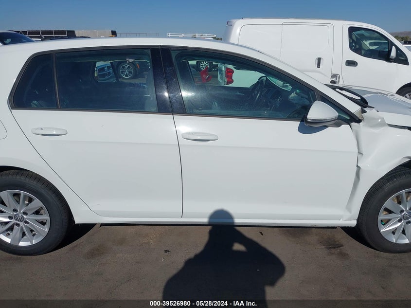 2017 VOLKSWAGEN GOLF VIN: 3VW217AU5HM059700