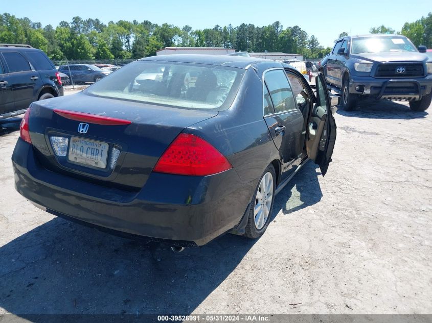 2007 Honda Accord 3.0 Se VIN: 1HGCM66427A054730 Lot: 39526991