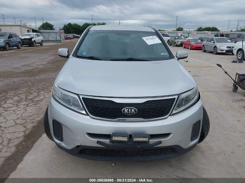 2014 Kia Sorento Lx VIN: 5XYKT3A6XEG479498 Lot: 39526995