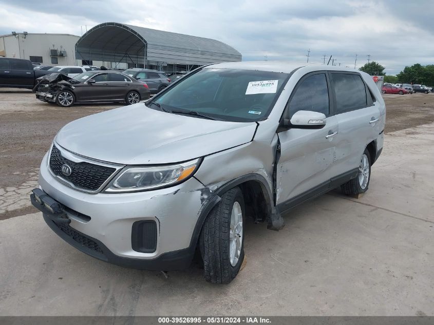 2014 Kia Sorento Lx VIN: 5XYKT3A6XEG479498 Lot: 39526995