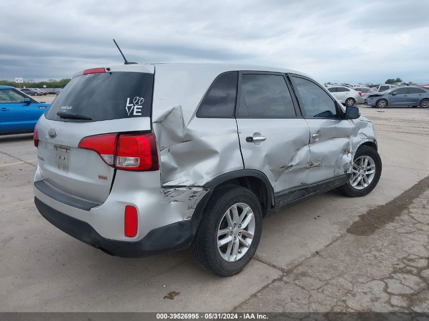 2014 Kia Sorento Lx VIN: 5XYKT3A6XEG479498 Lot: 39526995