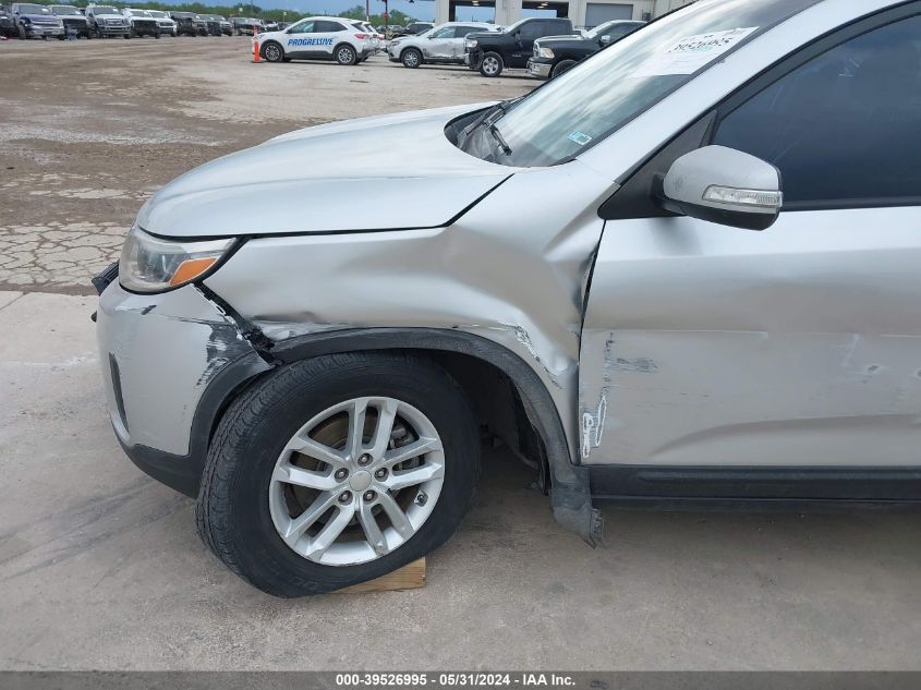 2014 Kia Sorento Lx VIN: 5XYKT3A6XEG479498 Lot: 39526995