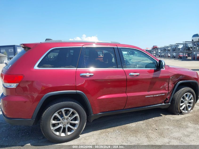 2015 Jeep Grand Cherokee Limited VIN: 1C4RJEBG2FC952520 Lot: 39526996