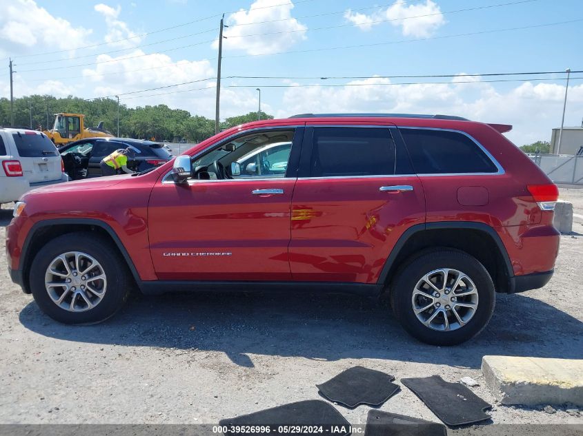 2015 Jeep Grand Cherokee Limited VIN: 1C4RJEBG2FC952520 Lot: 39526996