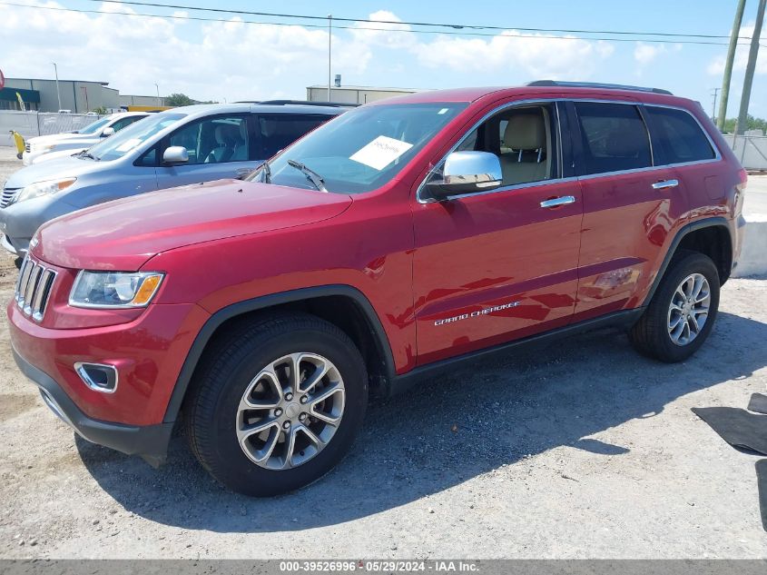 2015 Jeep Grand Cherokee Limited VIN: 1C4RJEBG2FC952520 Lot: 39526996