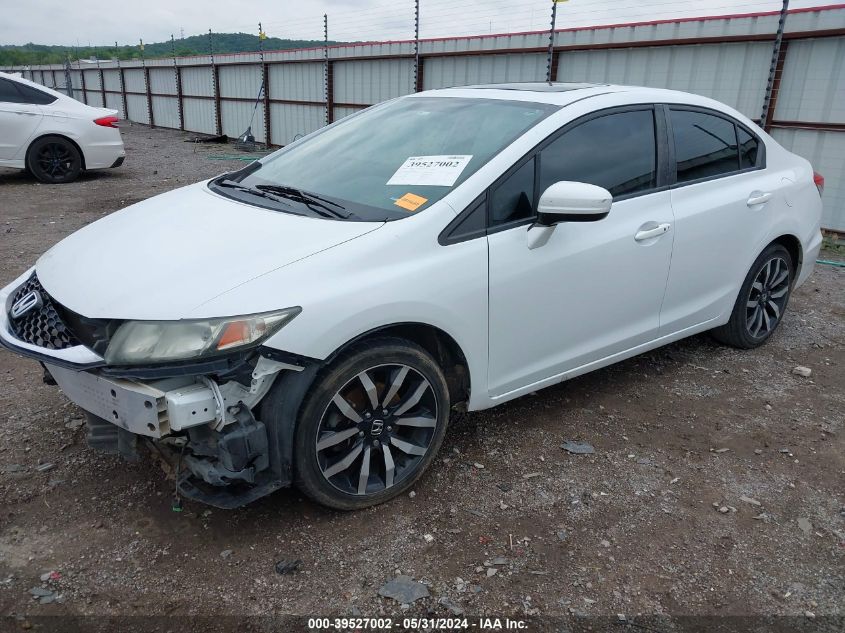 2015 Honda Civic Ex-L VIN: 19XFB2F9XFE005146 Lot: 39527002