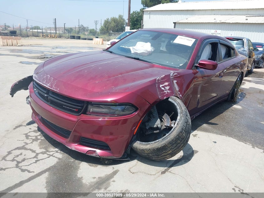 VIN 2C3CDXBG0KH700396 2019 DODGE CHARGER SXT